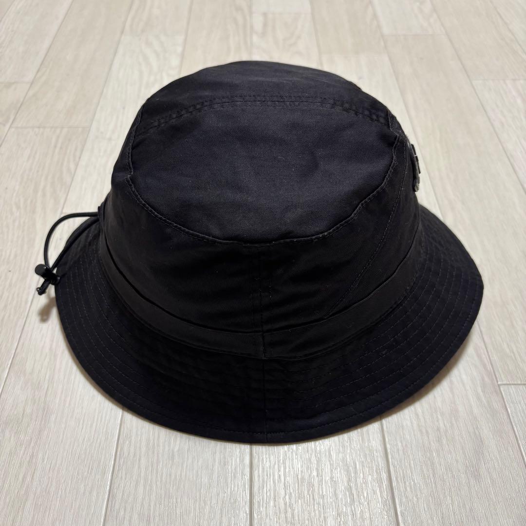 極美品　モンクレール　バケットハット　黒　帽子　XL 国内正規品 4K68