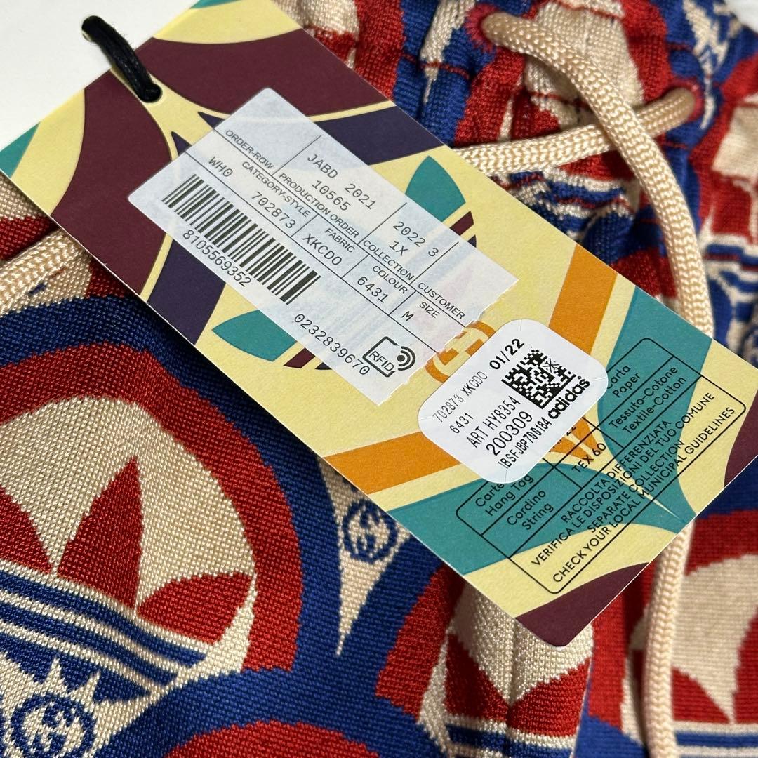 adidas× GUCCI ショートパンツ ジャガード インターロッキング 新品