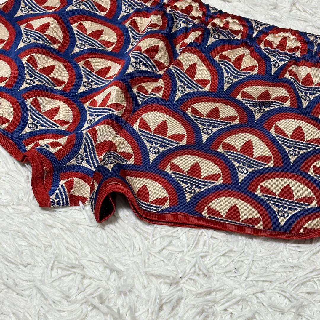 adidas× GUCCI ショートパンツ ジャガード インターロッキング 新品