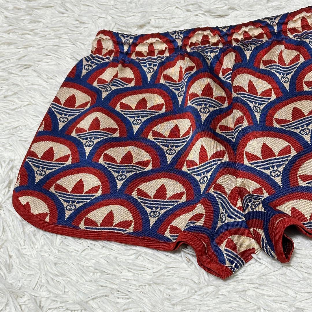 adidas× GUCCI ショートパンツ ジャガード インターロッキング 新品