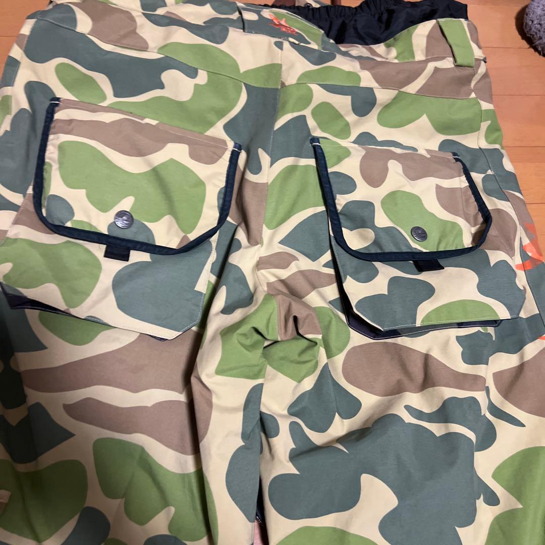 極道神風蹴　ヤクザカミカゼキック　影道　スノボウエア　セットアップ　上下　大　L