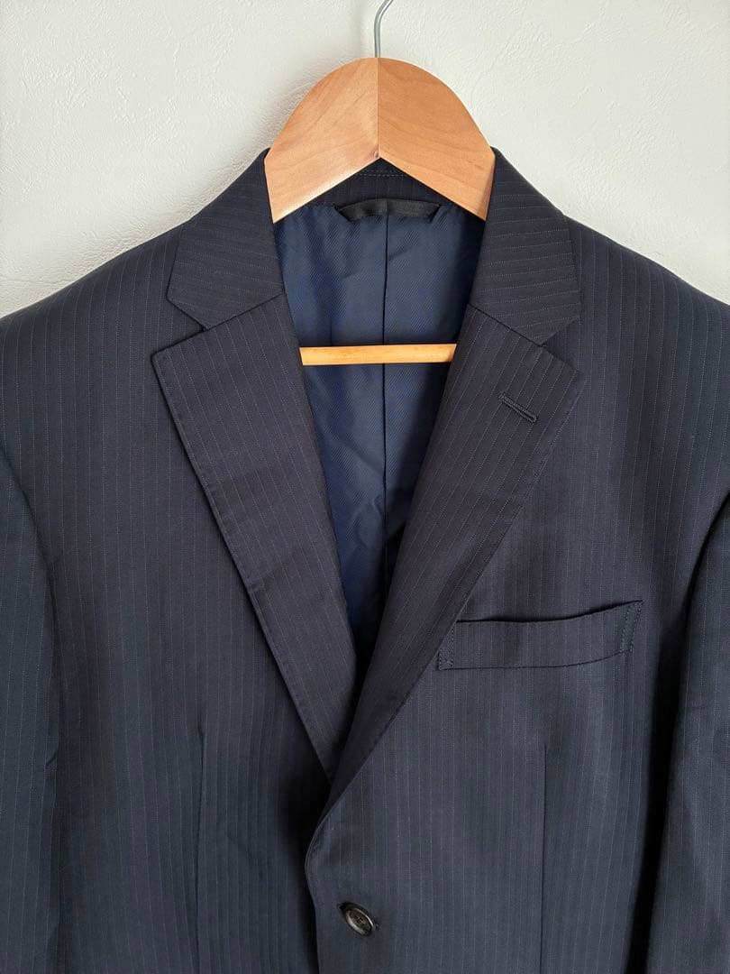 Ermenegildo Zegna ネイビー ストライプ ビジネススーツ　セット