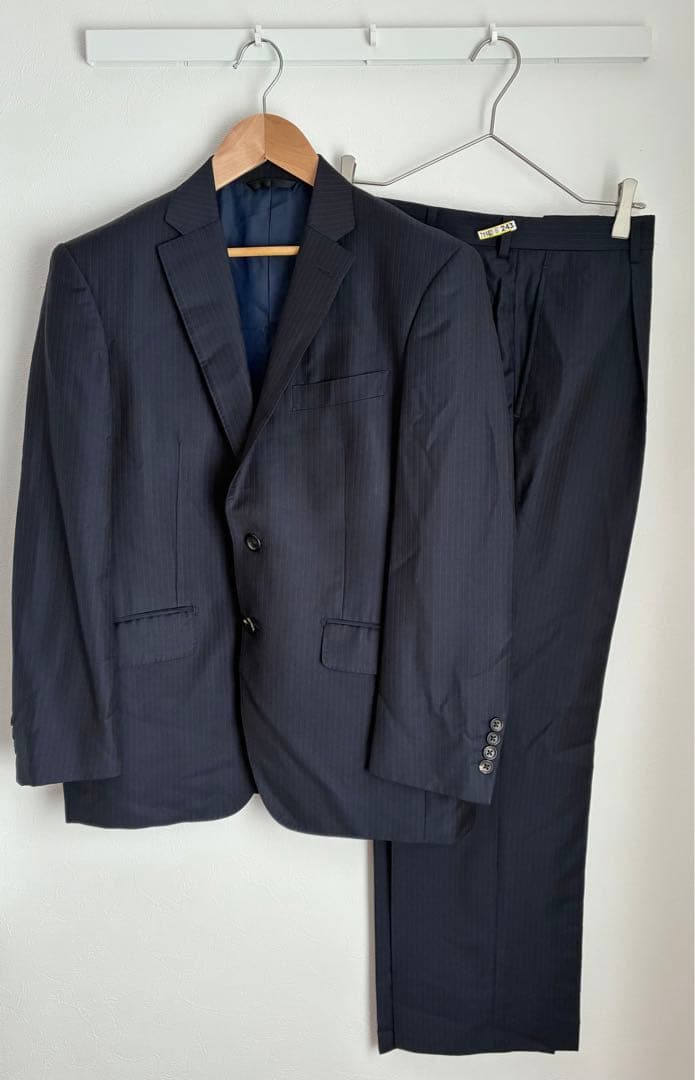 Ermenegildo Zegna ネイビー ストライプ ビジネススーツ　セット