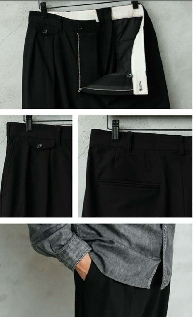 WAIPER.inc M-49 ストレッチトラウザー テーパード WP1141