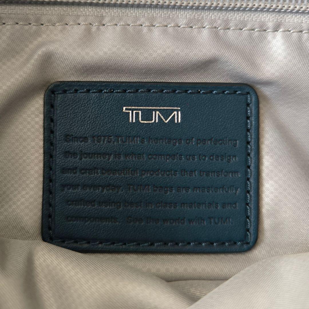 美品★TUMI VOYAGEUR TROY クロスボディ軽量 ナイロン ブルー