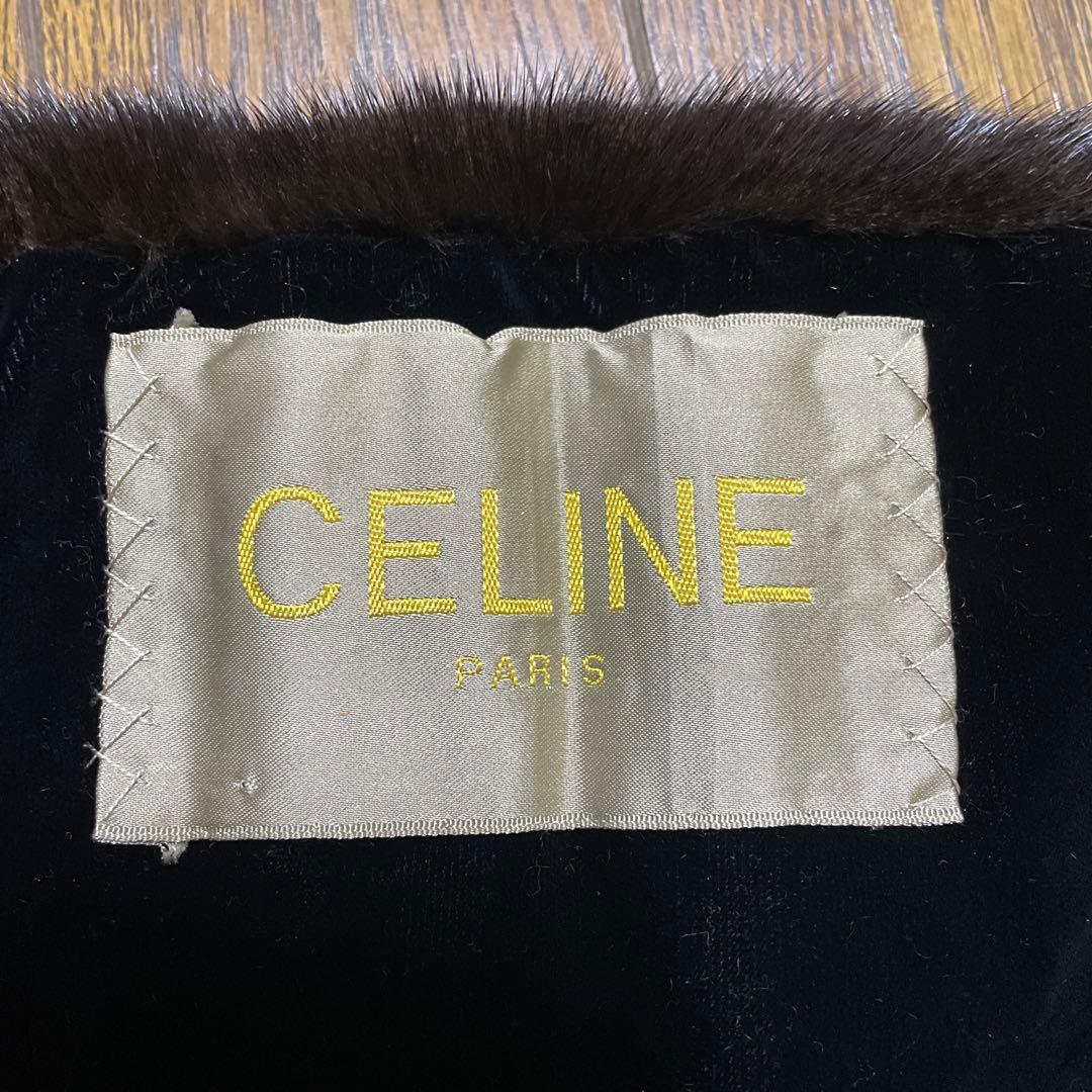 CELINE 毛皮　マフラー　ショール　ヴィンテージ