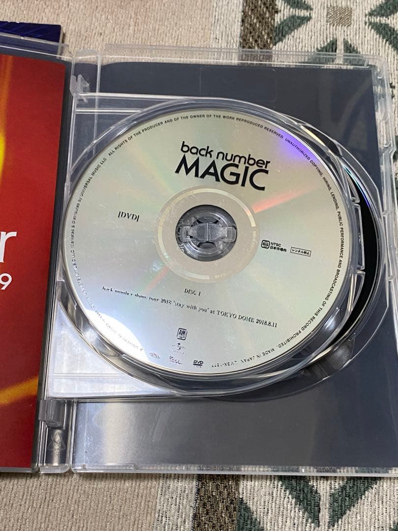 back number DVD初回限定版4枚セット+ユーモア　MV