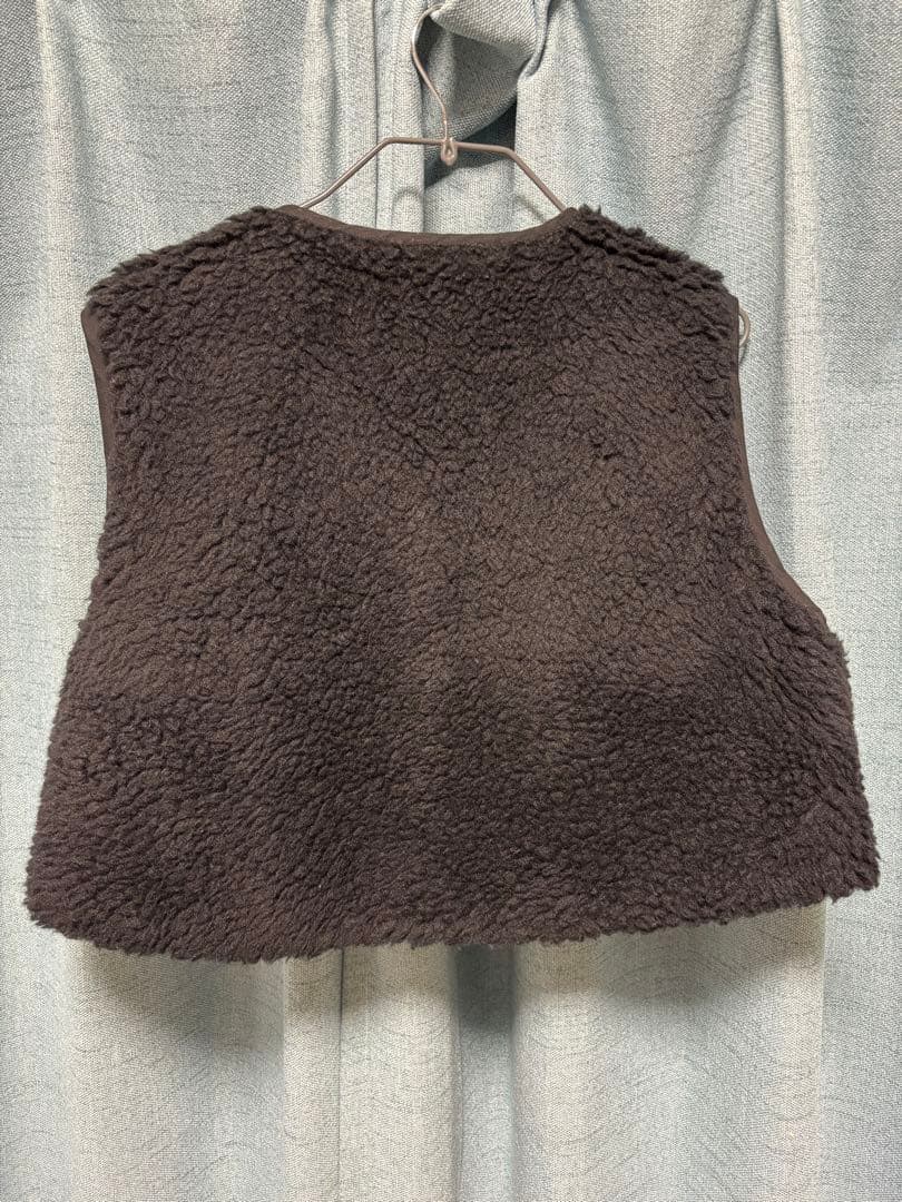 MED　epa リバーシブルショートベスト　ボア　キルティング　完売品