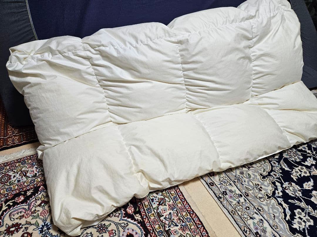 羽毛布団 ダウン90% シングル 150x210cm 掛けカバーセット 無印良品