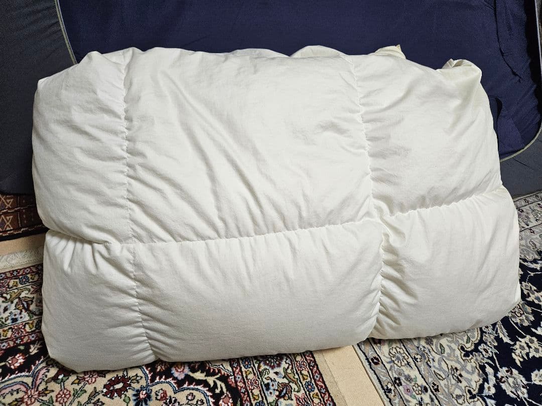 羽毛布団 ダウン90% シングル 150x210cm 掛けカバーセット 無印良品