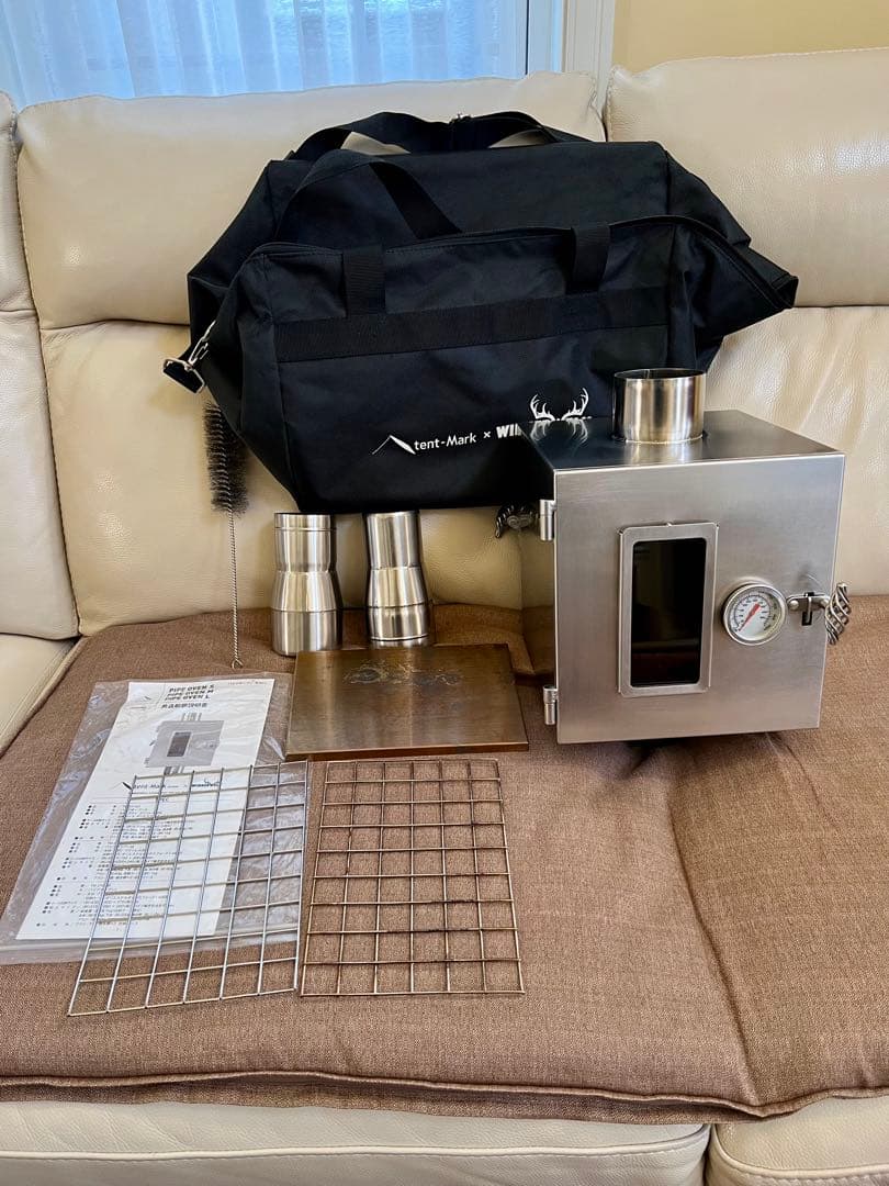 テンマクデザイン パイプオーブン M 煙突径76mm用 (変換アダプター付き)