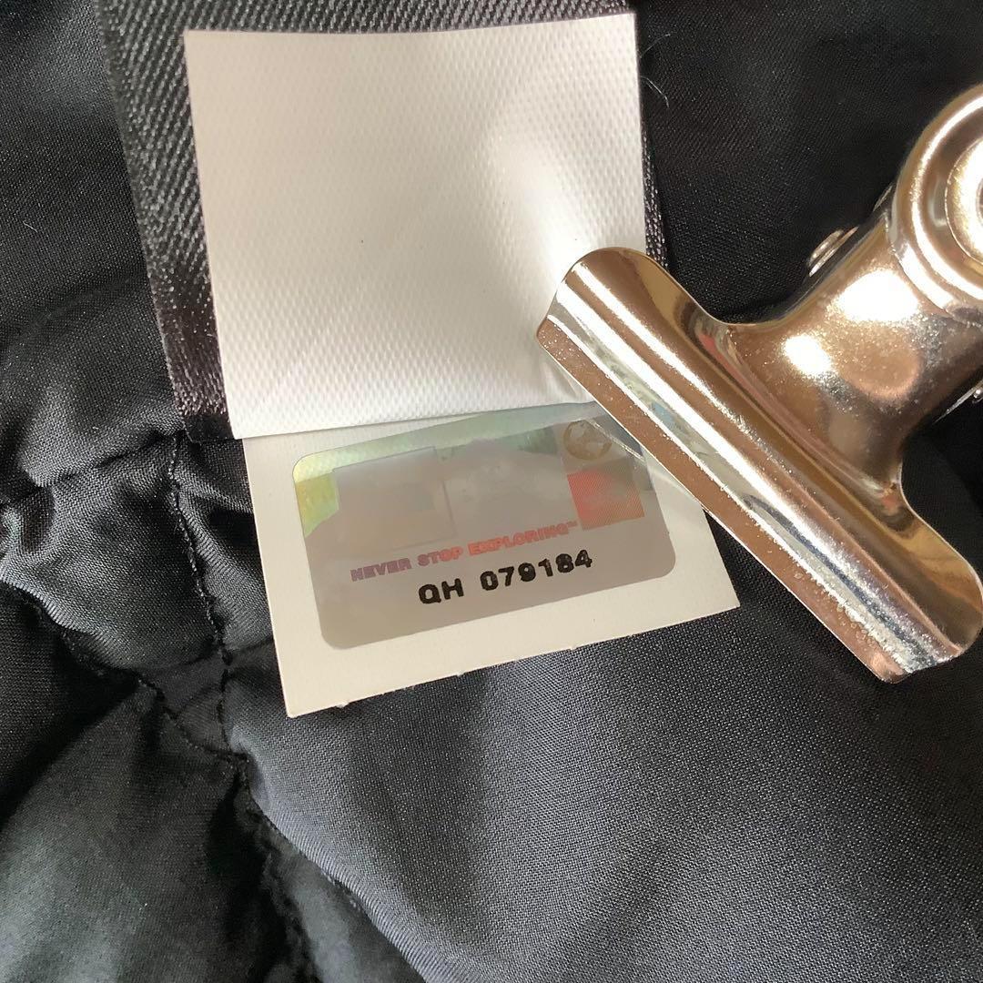 美品 ノースフェイス ダウンベスト 550フィル 刺繍ロゴ ブラック 黒 M