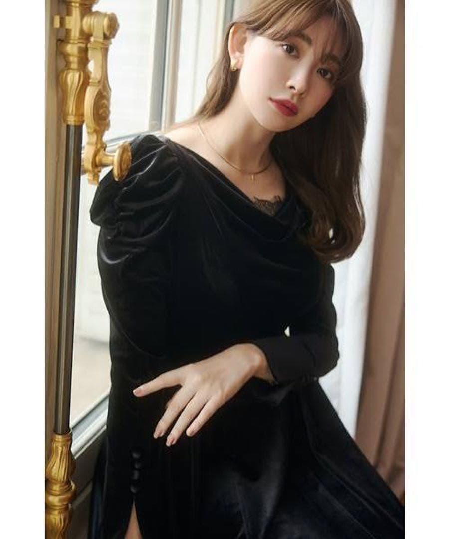 【ほぼ未使用】Majestic Velour Dress/S