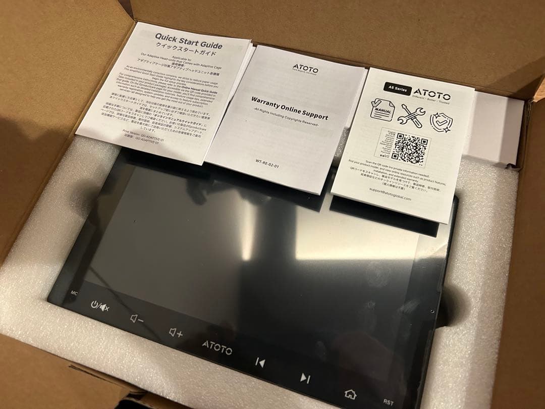 [9インチ] ATOTOZONE A5L 2DINディスプレイオーディオ