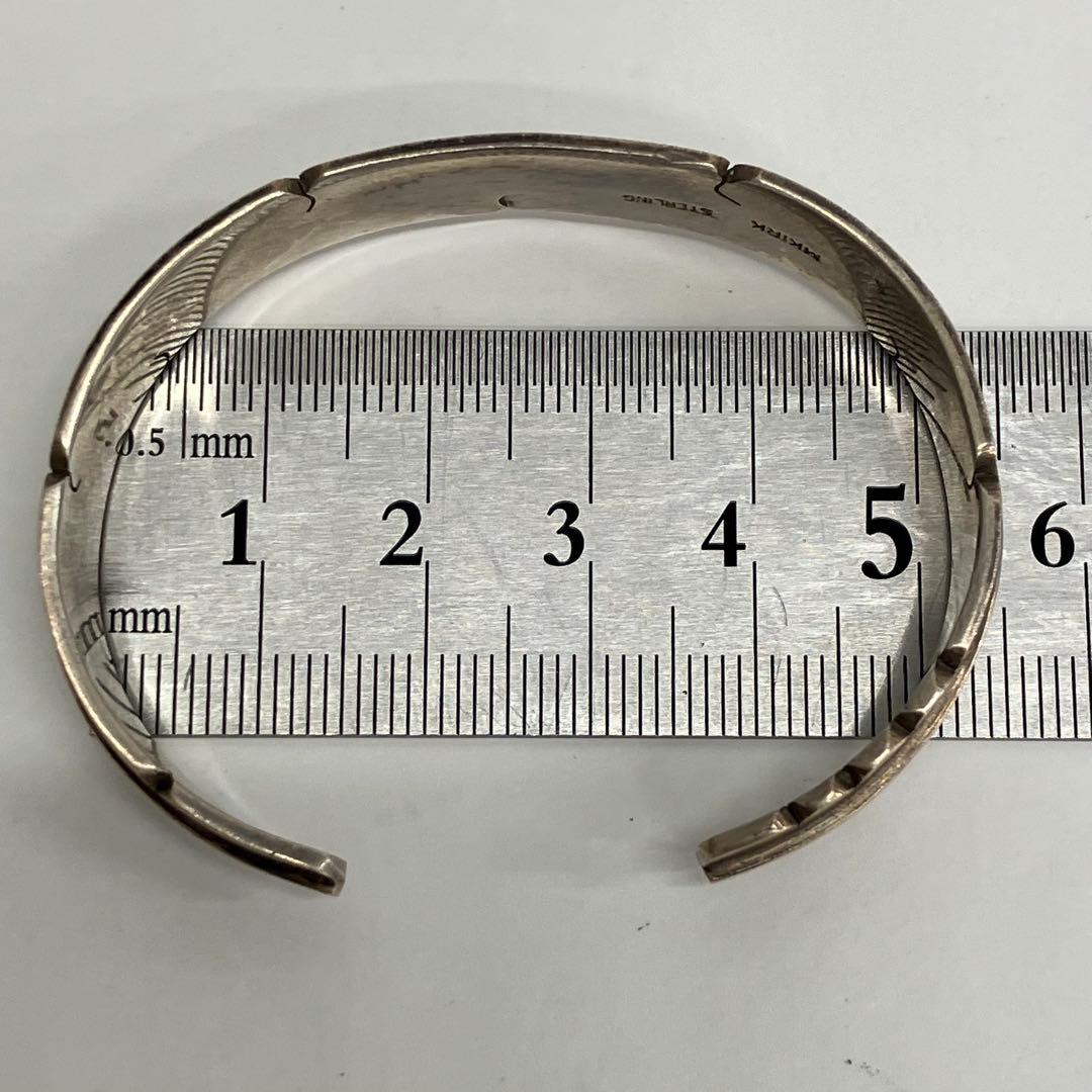 がちょんマイケルカーク フェザー スターリングシルバーバングル