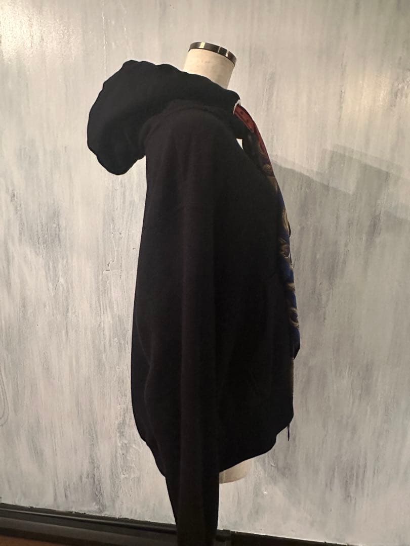 希少 MIHARA YASUHIRO スカーフ付きブラックフーディ