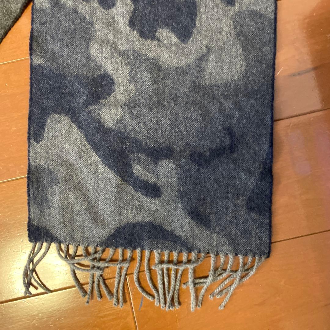 ④BEGG＆CO EDIFICE マフラー　グレー　新品未使用　スコットランド