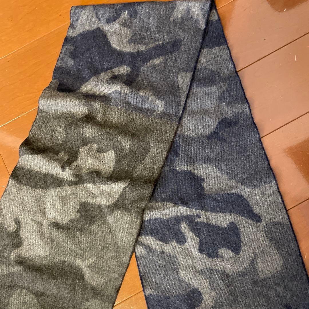 ④BEGG＆CO EDIFICE マフラー　グレー　新品未使用　スコットランド