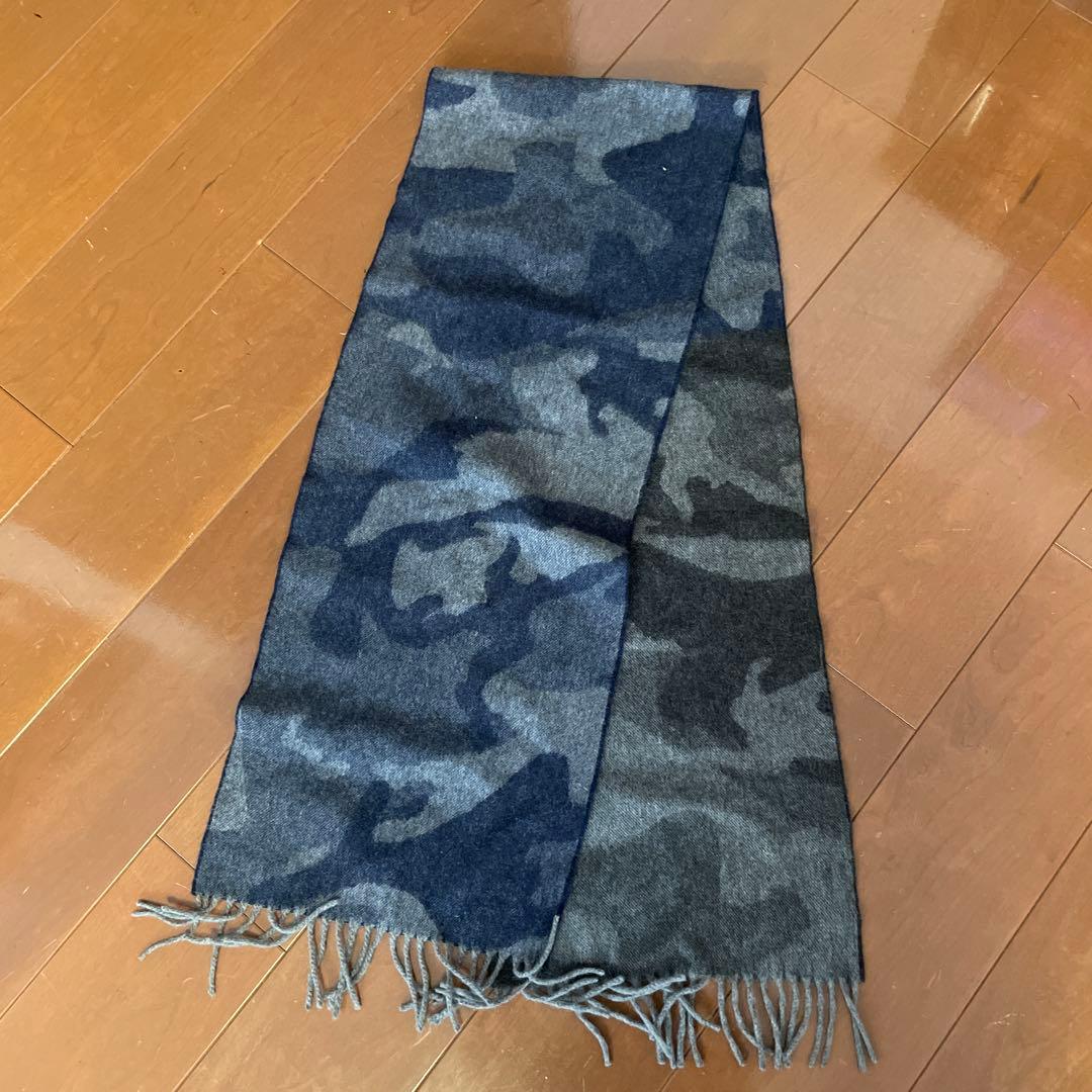 ④BEGG＆CO EDIFICE マフラー　グレー　新品未使用　スコットランド