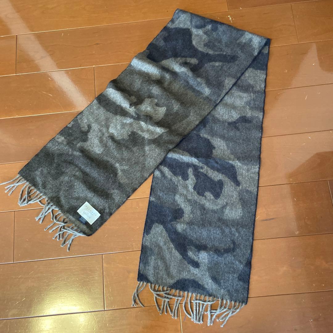 ④BEGG＆CO EDIFICE マフラー　グレー　新品未使用　スコットランド