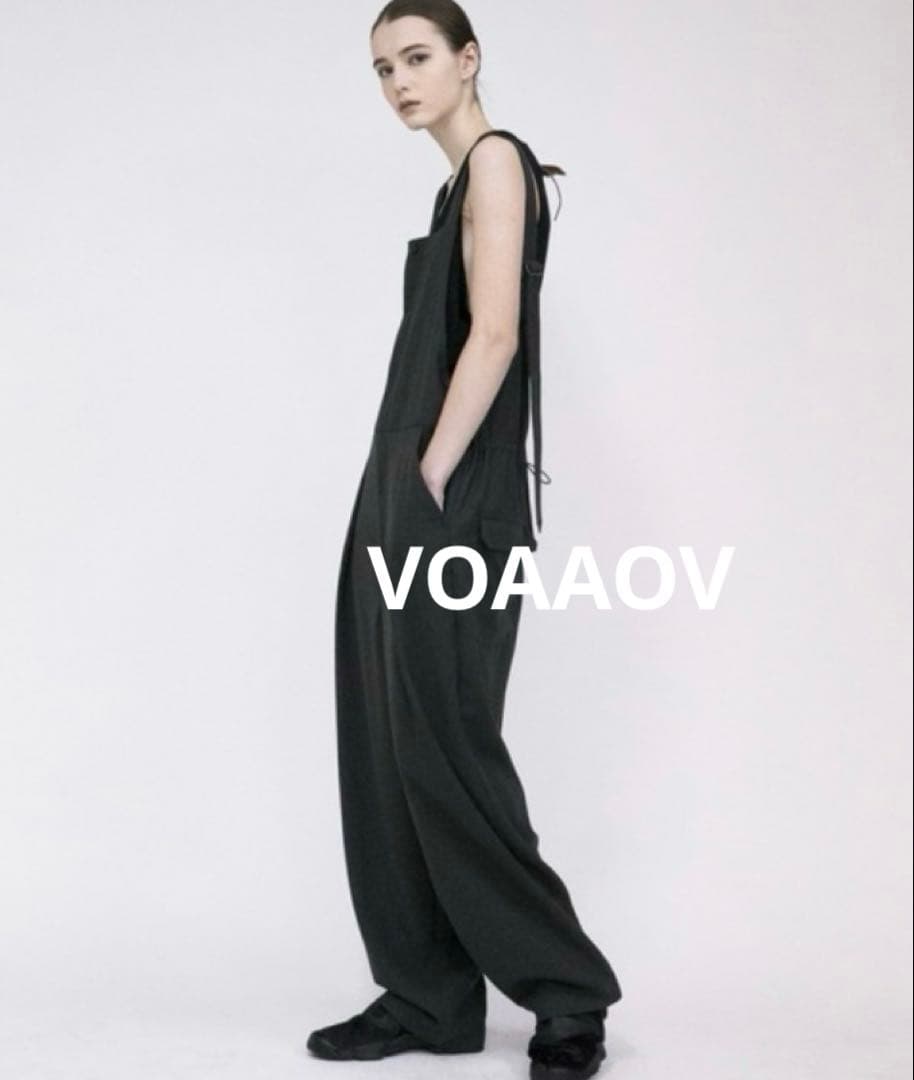 ＊美品＊ヴォアーブ／サロペット　オールインワン　つなぎ　ブラック