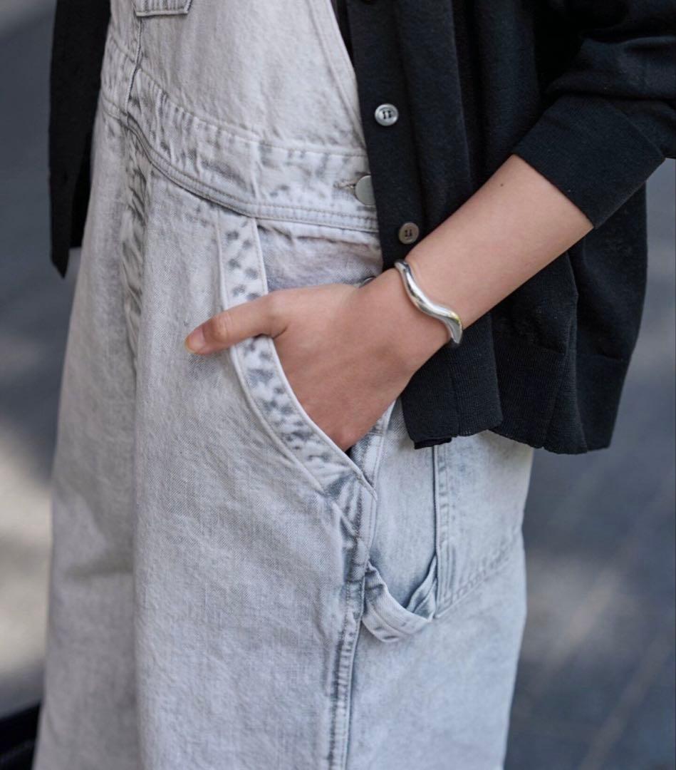 FRAMeWORKカラーデニムサロペット