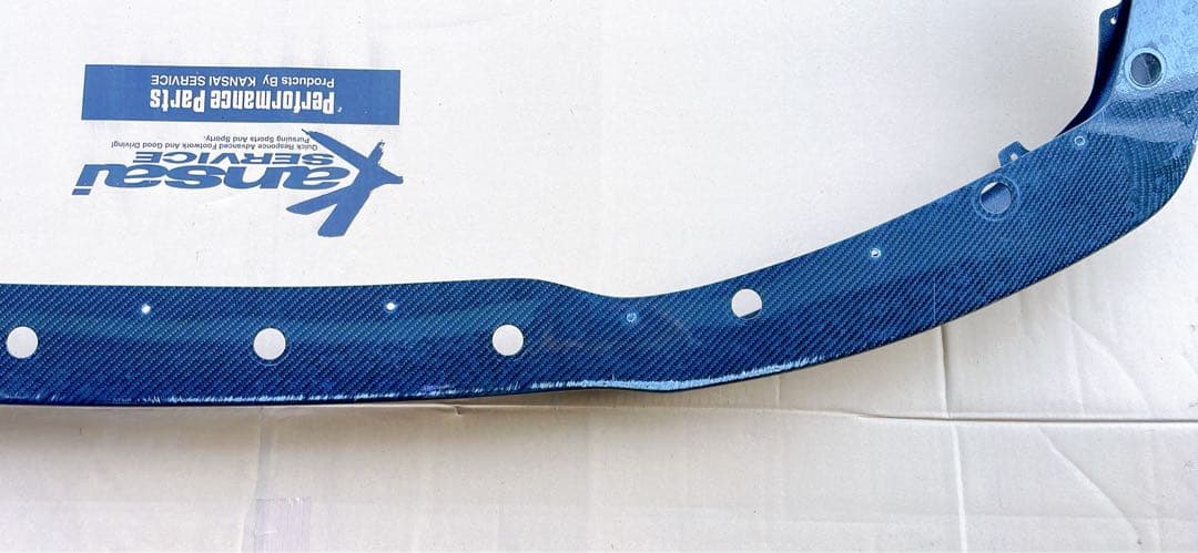 R35 GT-R Kansai SERVICE カーボン フロントリップ 中古