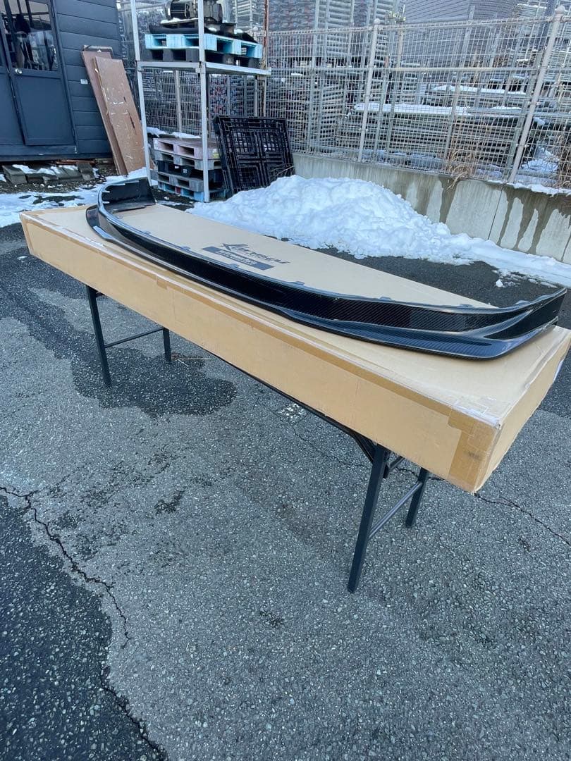 R35 GT-R Kansai SERVICE カーボン フロントリップ 中古