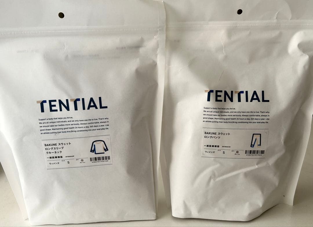 TENTIAL BAKUNE ロングスリーブ　スウェットパンツ上下セット