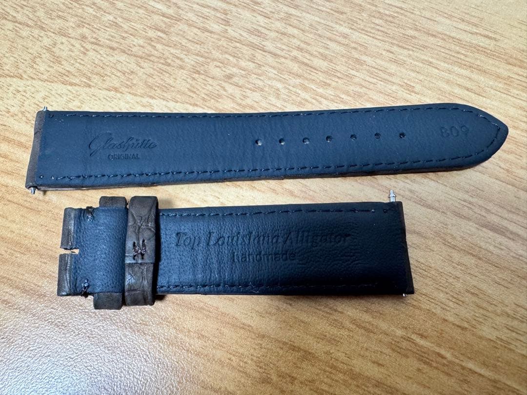 グラスヒュッテオリジナル パノマティックルナ 純正革ベルト レギュラーサイズ
