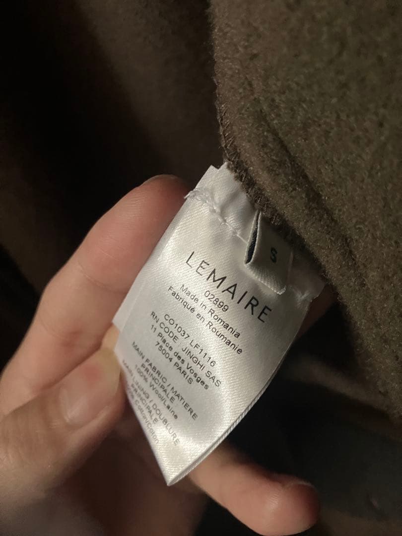 lemaire ラップコート　25aw Sサイズ