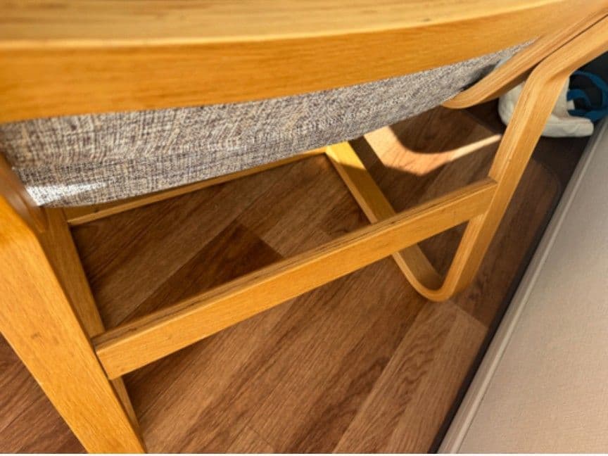 ひ*り様 無印良品 リビングでもダイニングでもつかえるチェア②