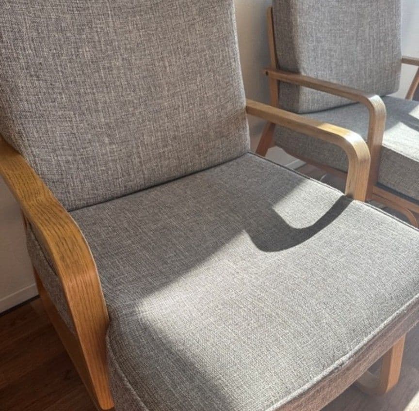 ひ*り様 無印良品 リビングでもダイニングでもつかえるチェア②