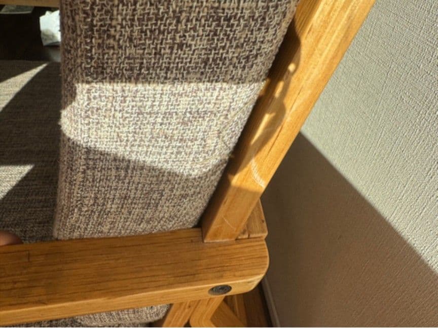 ひ*り様 無印良品 リビングでもダイニングでもつかえるチェア②