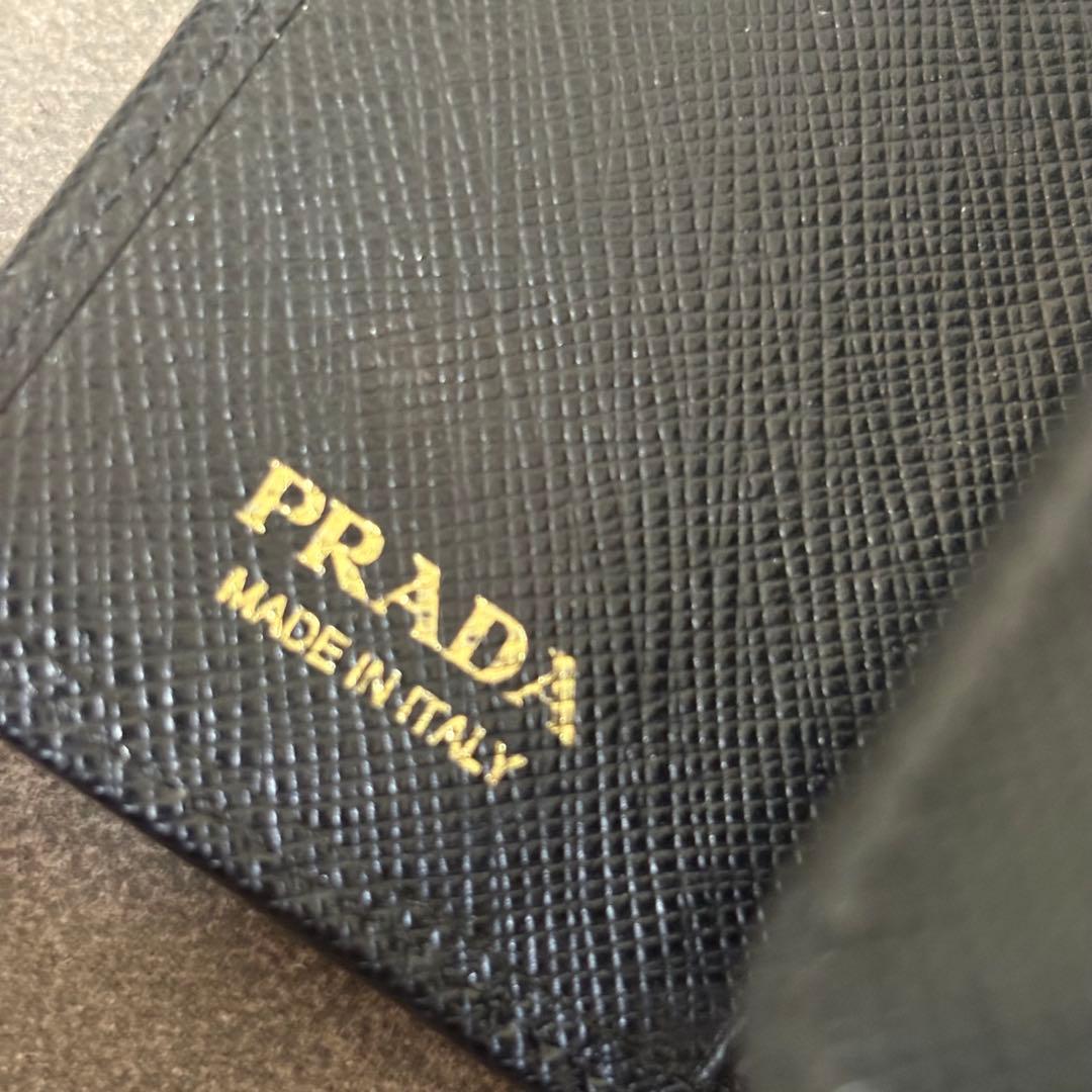 PRADA キーケース サフィアーノ レザー 4連 ブラック