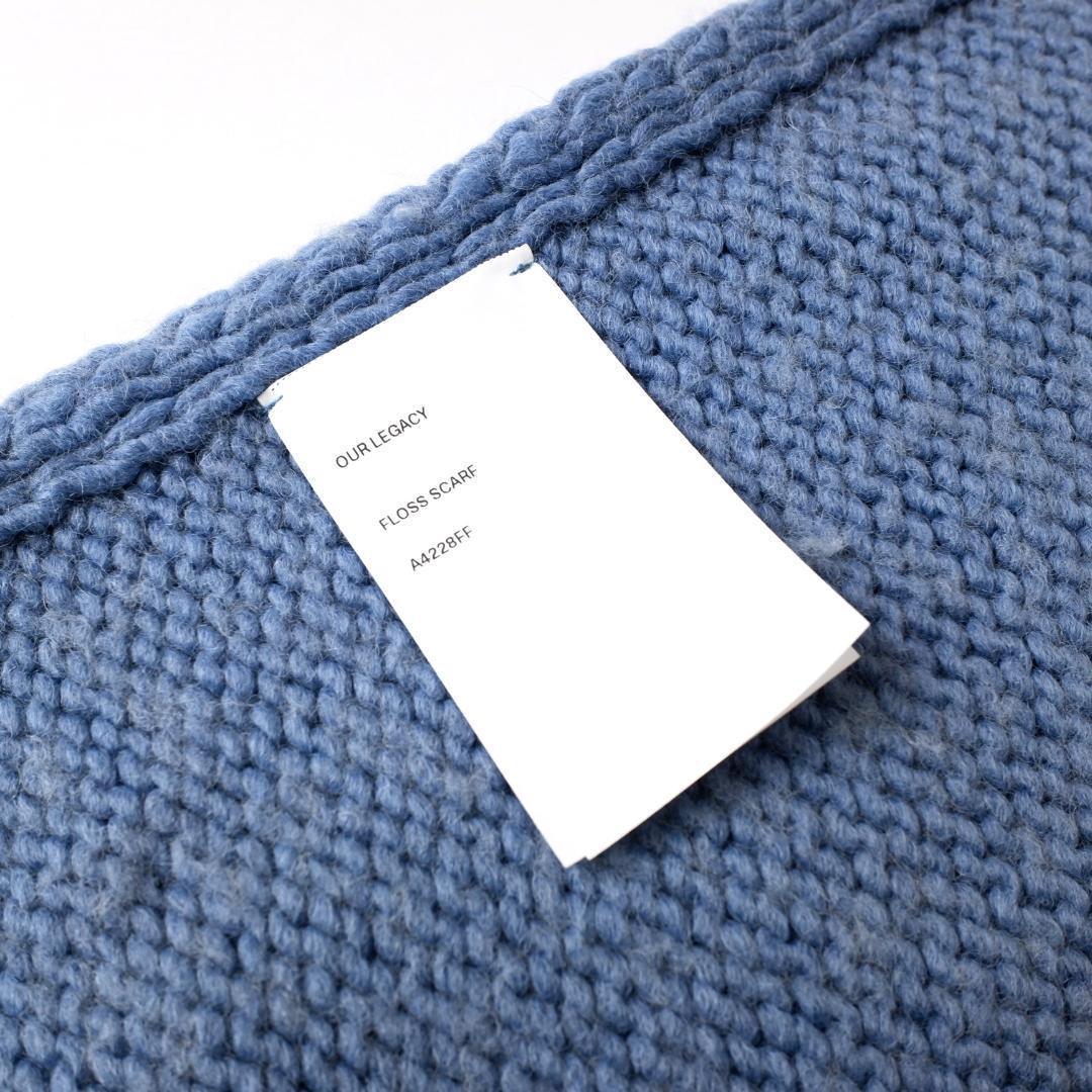 小物 22aw Our legacy FLOSS SCARF Funky Blue