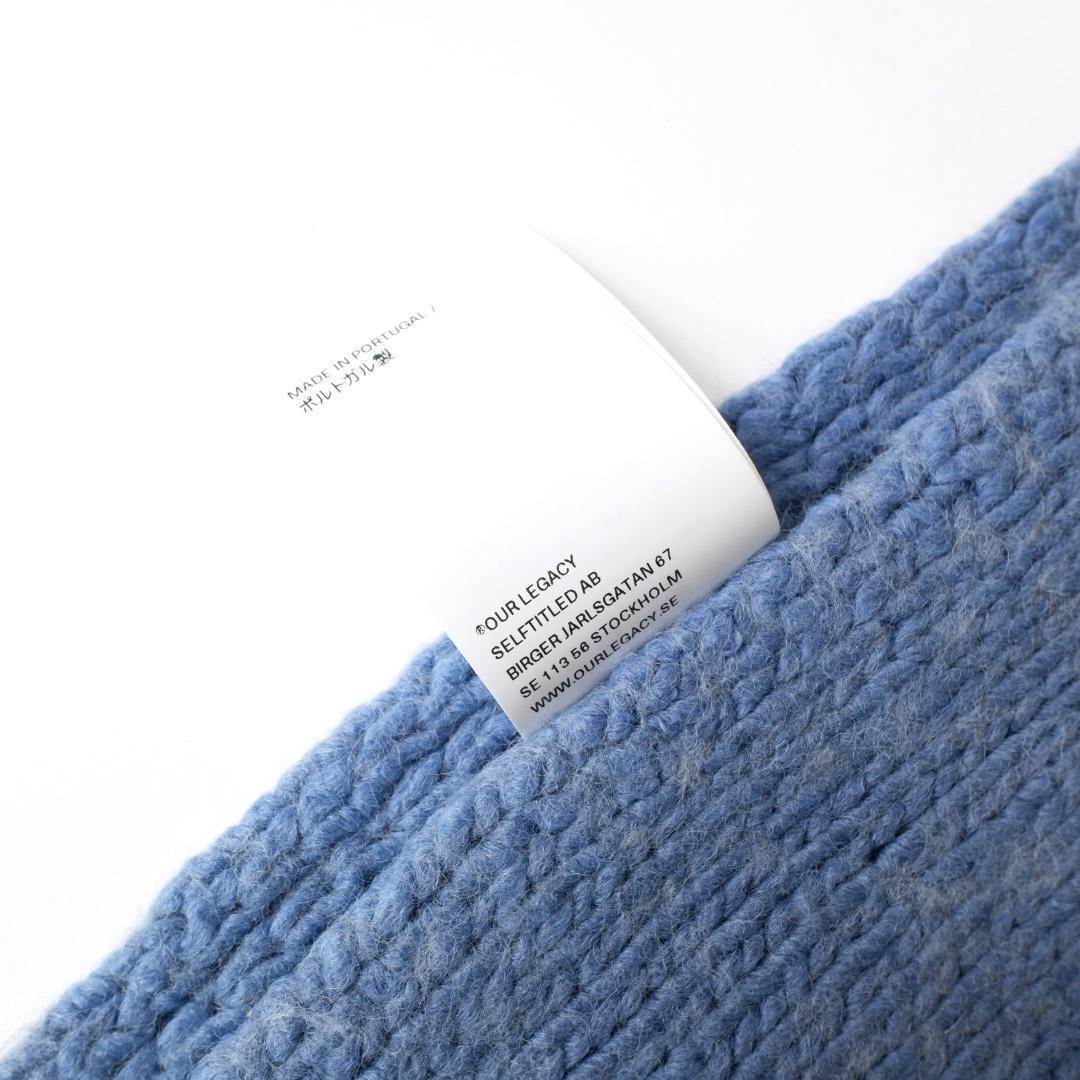 小物 22aw Our legacy FLOSS SCARF Funky Blue