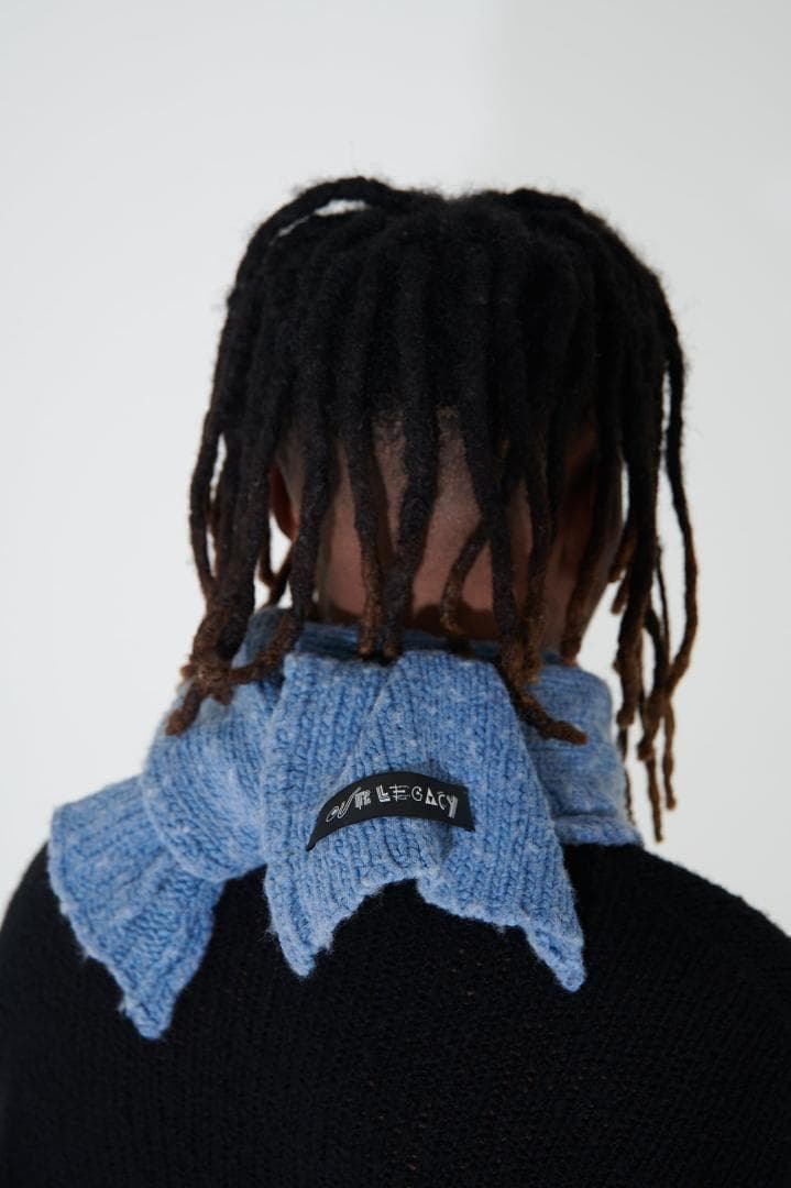 小物 22aw Our legacy FLOSS SCARF Funky Blue