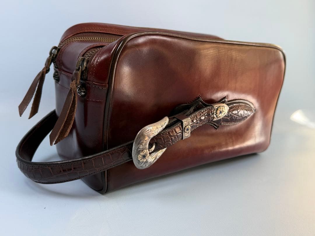 FUNNY製ダブルファスナーセカンドバック2室(Custom Made)