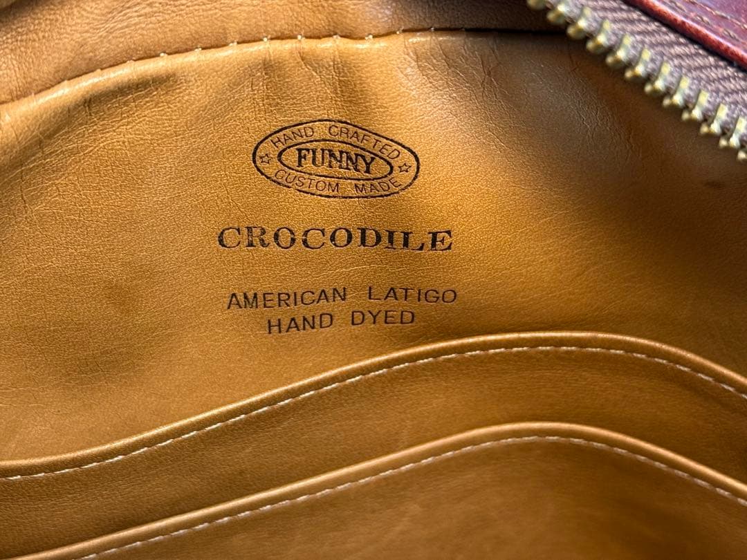 FUNNY製ダブルファスナーセカンドバック2室(Custom Made)