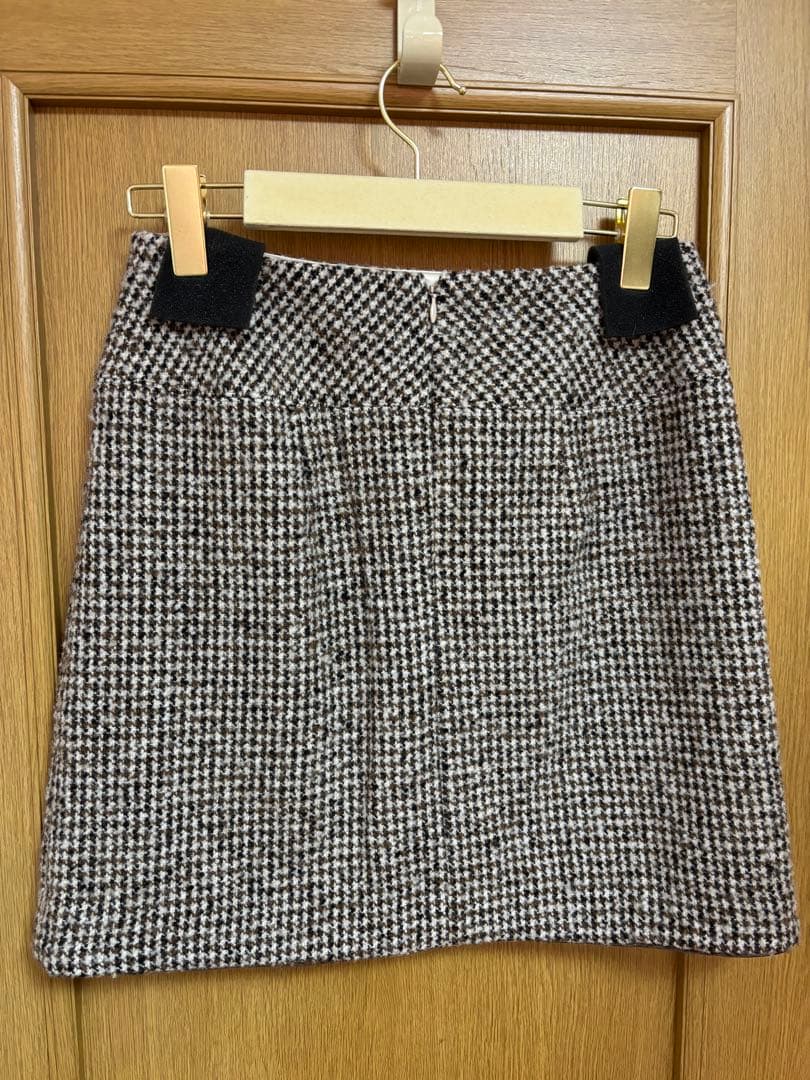 スカート Her lip to Hemingway Check Tweed Skirt M
