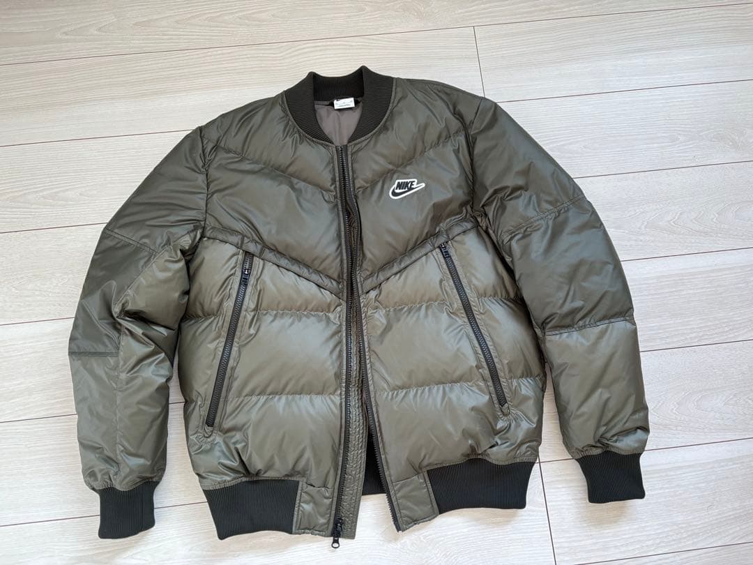 Nike ナイキ　ボンバージャケットXL オリーブグリーン　ブルゾン