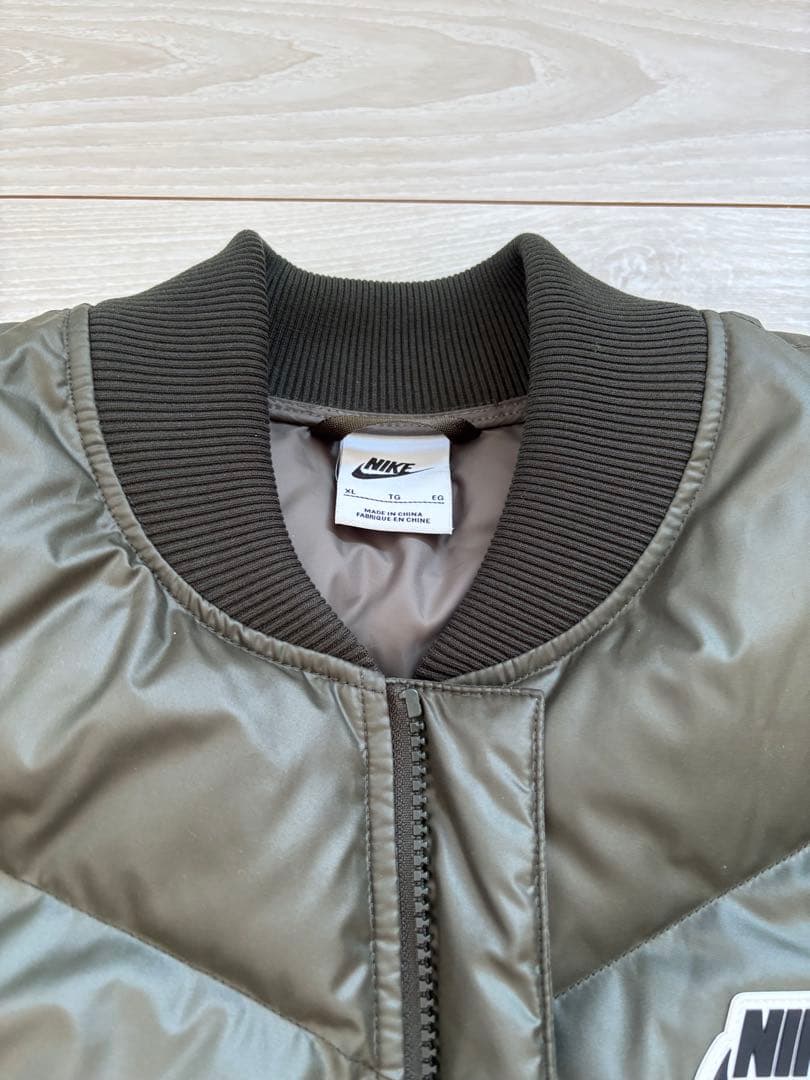 Nike ナイキ　ボンバージャケットXL オリーブグリーン　ブルゾン