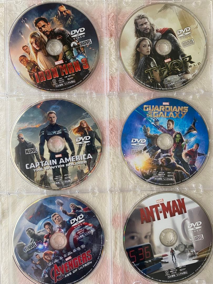 マーベルＭCＵDVD コレクション22枚セット