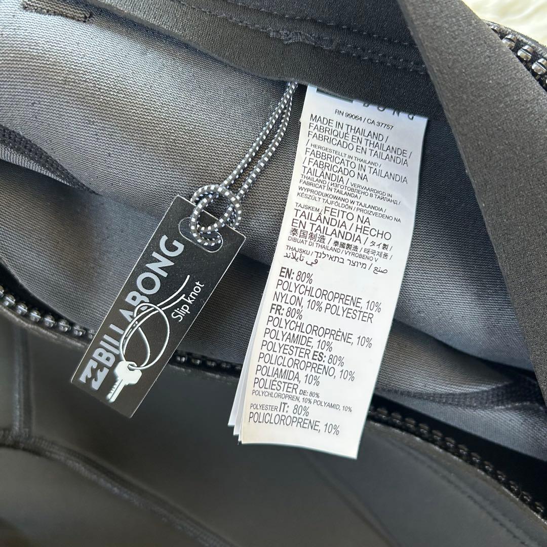 新品 BILLABONG フルスーツ 3×2 mm バックジップ M