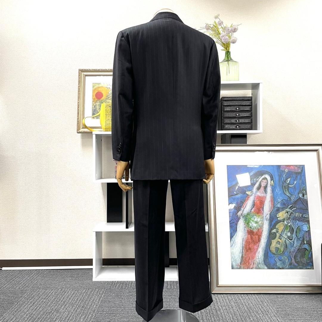 美品 Cesare Attolini スーツ ダブルブレスト ツータック 48