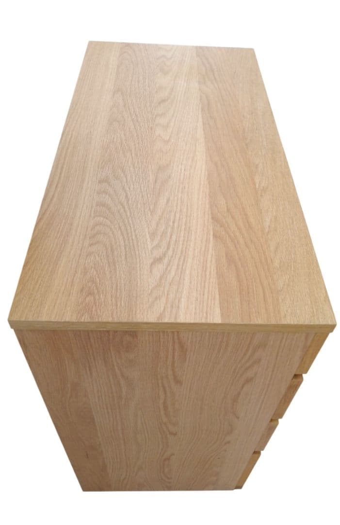 無印良品　木製チェスト4段　オーク材　中古品