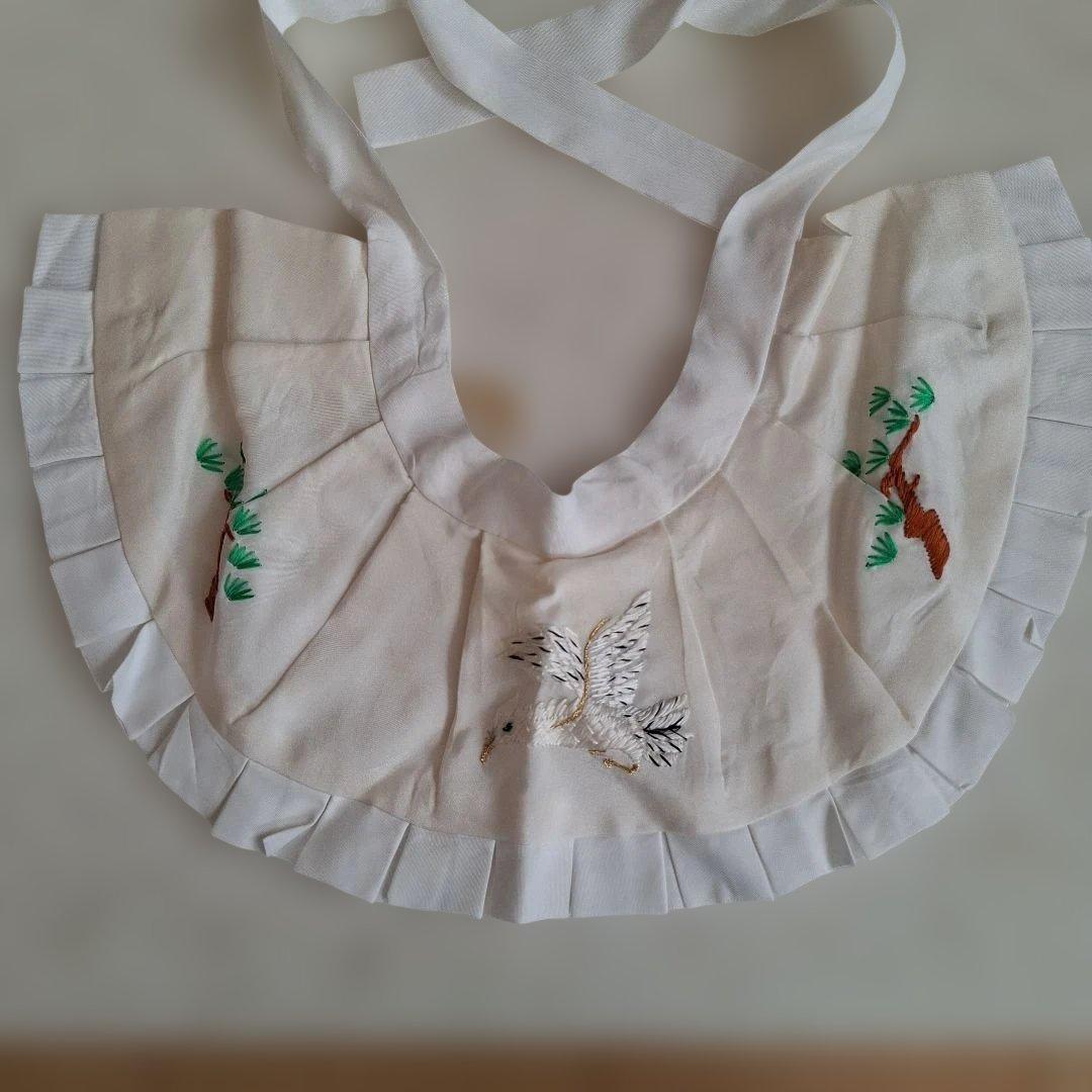 男の子お宮参りセット　正絹着物　ベビードレス