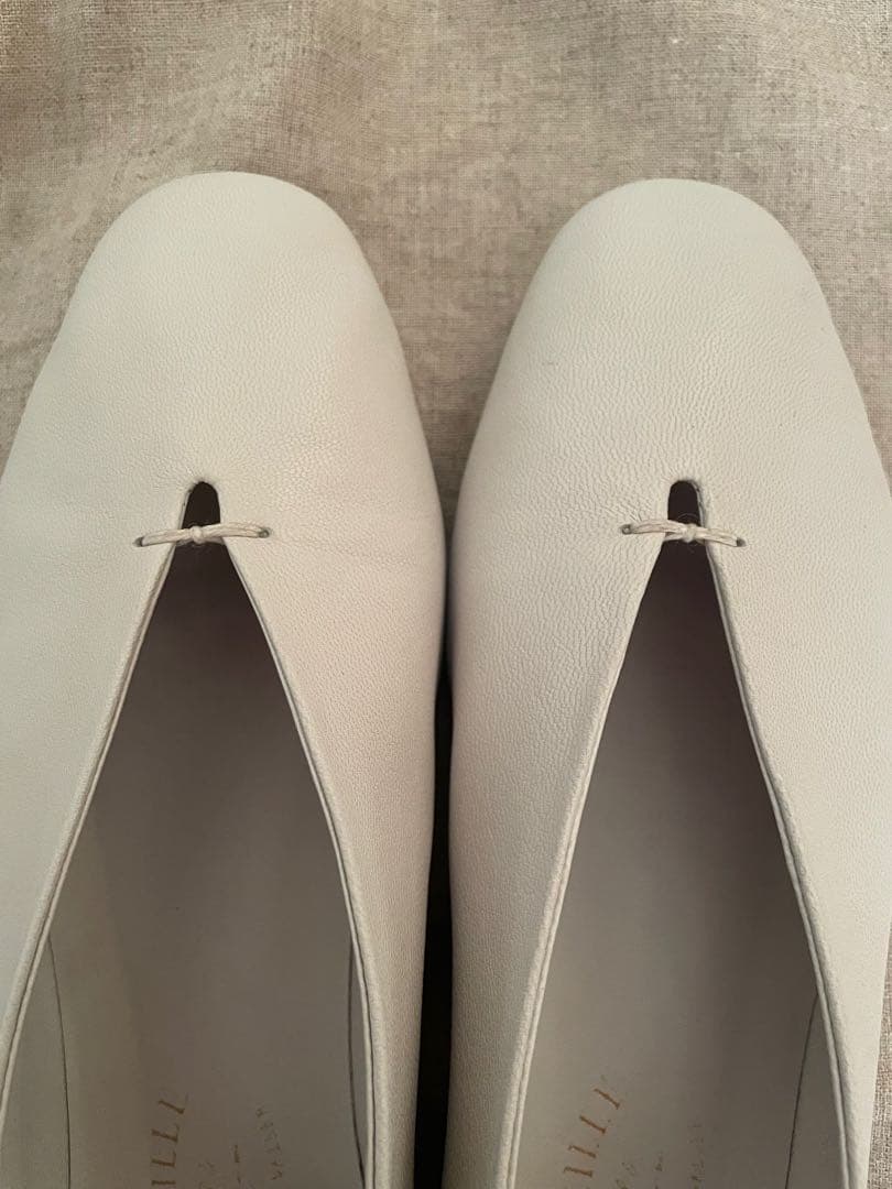 VIEILLE ヴィエイユ　Cinq サンク　白ホワイト靴　38 24センチ