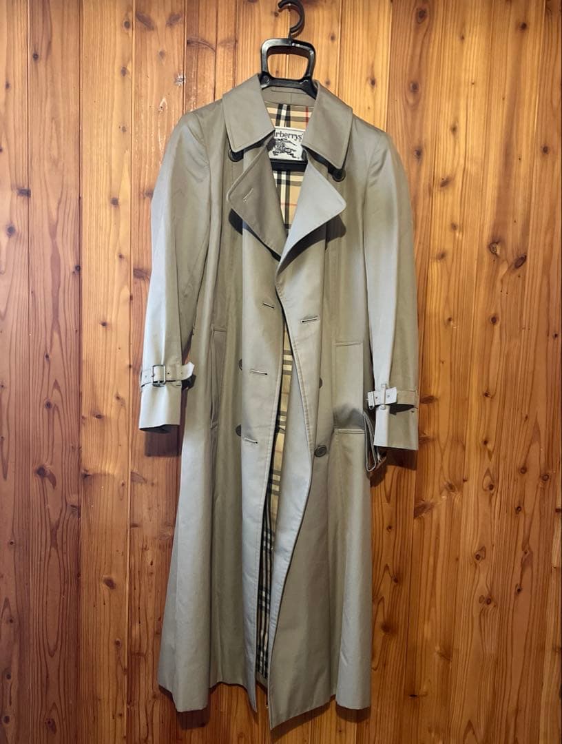 【ヴィンテージ】BURBERRYバーバリー プローサム トレンチコート 7号